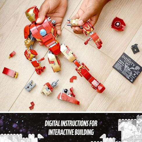 LEGO Marvel Super Heroes Iron Man Figure 76206 Building Toy Set for Kids, Boys, and Girls Ages 9+ (381 Pieces) in Saudi Arabia