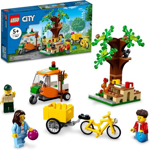 LEGO City Picnic in the Park 60326 Building Kit for Kids Aged 5 and Up; Includes 3 Minifigures and 2 Squirrel Figures (147 Pieces) in Saudi Arabia