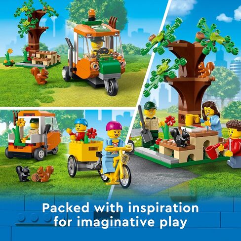 LEGO City Picnic in the Park 60326 Building Kit for Kids Aged 5 and Up; Includes 3 Minifigures and 2 Squirrel Figures (147 Pieces) in Saudi Arabia