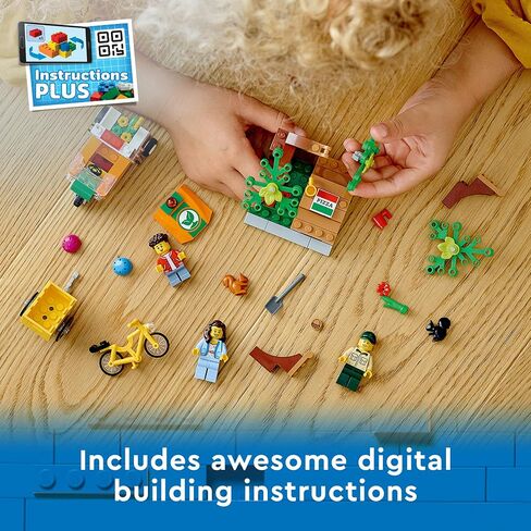 LEGO City Picnic in the Park 60326 Building Kit for Kids Aged 5 and Up; Includes 3 Minifigures and 2 Squirrel Figures (147 Pieces) in Saudi Arabia