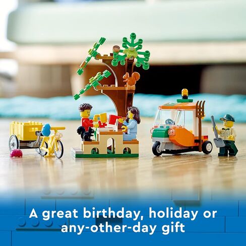 LEGO City Picnic in the Park 60326 Building Kit for Kids Aged 5 and Up; Includes 3 Minifigures and 2 Squirrel Figures (147 Pieces) in Saudi Arabia