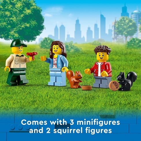 LEGO City Picnic in the Park 60326 Building Kit for Kids Aged 5 and Up; Includes 3 Minifigures and 2 Squirrel Figures (147 Pieces) in Saudi Arabia