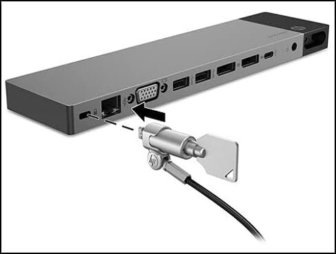 Newest HP Elitebook Zbook TB3 Thunderbolt Dock 90W - Docking Station Port Replicator (1 Thunderbolt 3, 3 USB 3.1 Ports, 2 USB Type-C, 2 DisplayPort, 1 VGA) for USB-C Laptops + IST Accessories in Saudi Arabia
