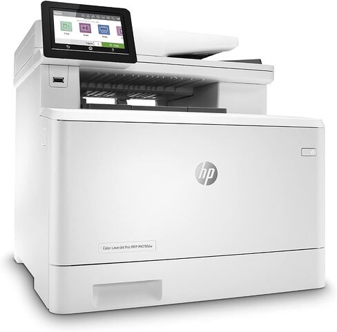 طابعة ألوان HP Color LaserJet Pro MFP M479fdw‎ متعددة المهام للطباعة والنسخ والمسح الضوئي والفاكس والبريد الإلكتروني - اللون: أبيض [W1A80A] in Kuwait