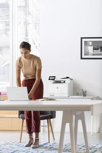 طابعة ألوان HP Color LaserJet Pro MFP M479fdw‎ متعددة المهام للطباعة والنسخ والمسح الضوئي والفاكس والبريد الإلكتروني - اللون: أبيض [W1A80A] in Kuwait