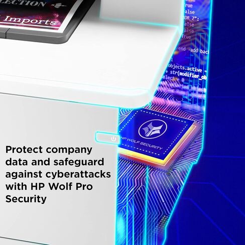 طابعة ألوان HP Color LaserJet Pro MFP M479fdw‎ متعددة المهام للطباعة والنسخ والمسح الضوئي والفاكس والبريد الإلكتروني - اللون: أبيض [W1A80A] in Kuwait