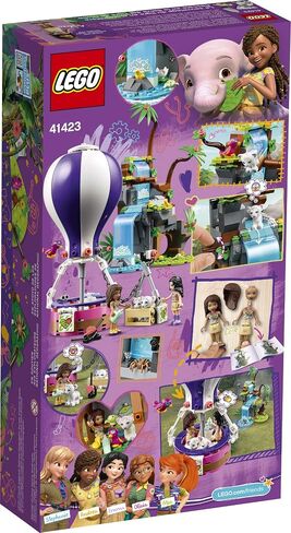 LEGO Friends Tiger Hot Air Balloon Jungle Rescue 41423 Friends Adventure Set Features a Toy Hot Air Balloon Friends Buildable Figures for Hours of Creative Fun (302 Pieces) in Saudi Arabia