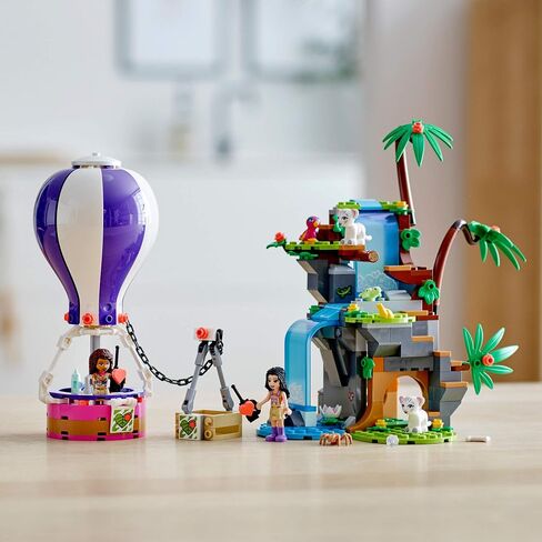 LEGO Friends Tiger Hot Air Balloon Jungle Rescue 41423 Friends Adventure Set Features a Toy Hot Air Balloon Friends Buildable Figures for Hours of Creative Fun (302 Pieces) in Saudi Arabia