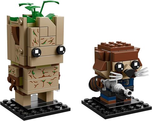LEGO BrickHeadz Groot & Rocket Building Kit, Multicolor in Saudi Arabia