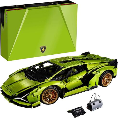 LEGO Technic Lamborghini Sián FKP 37 (42115), Building Project for Adults, Build and Display This Distinctive Model, a True Representation of The Original Sports Car (3,696 Pieces) in Saudi Arabia