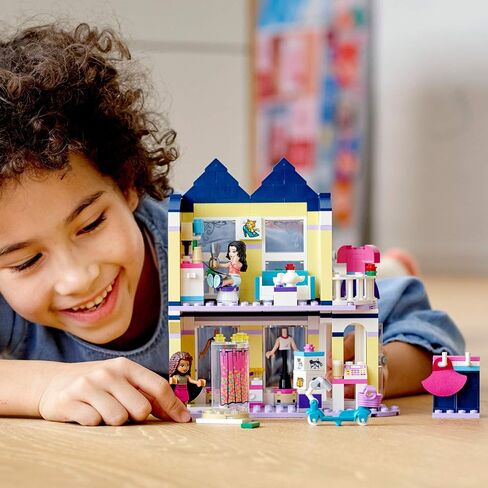 LEGO Friends Emma’s Fashion Shop 41427, Includes Friends Emma and Andrea Buildable Mini-Doll Figures and a Range of Fashion Accessories to Inspire Hours of Creative Fun (343 Pieces) in Saudi Arabia