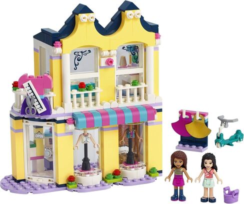 LEGO Friends Emma’s Fashion Shop 41427, Includes Friends Emma and Andrea Buildable Mini-Doll Figures and a Range of Fashion Accessories to Inspire Hours of Creative Fun (343 Pieces) in Saudi Arabia