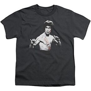 Bruce Lee Final Confrontation Unisex Youth T Shirt for Boys and Girls in Kuwait