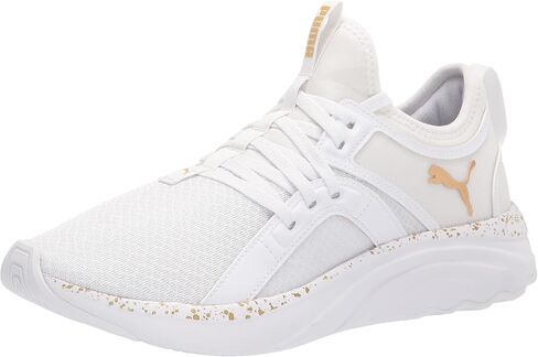 PUMA Women's Softride Sophia Running Shoe, White Team Gold, 8 in Saudi Arabia