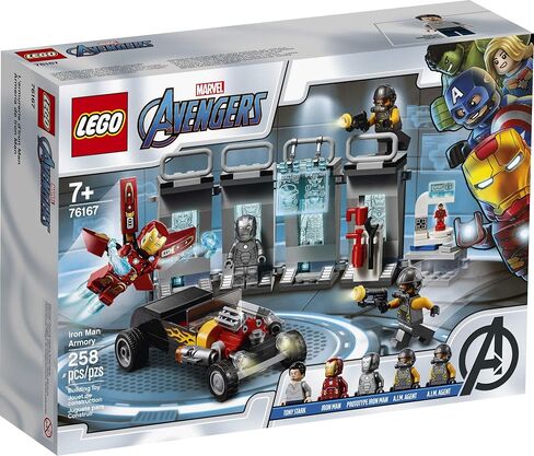 LEGO Marvel Avengers Iron Man Armory 76167 Building Kit (258 Pieces) in Kuwait
