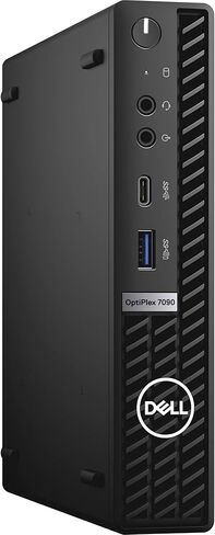 كمبيوتر مكتبي Dell OptiPlex 7000 7090 - Intel Core i7 الجيل العاشر i7-10700T ثماني النواة (8 النواة) 2 جيجا هرتز - 16 جيجا بايت رام DDR4 SDRAM - 512 جيجا بايت M.2 PCI Express NVMe 3.0 x4 SSD - كمبيوتر شخصي صغير - أسود in Saudi Arabia