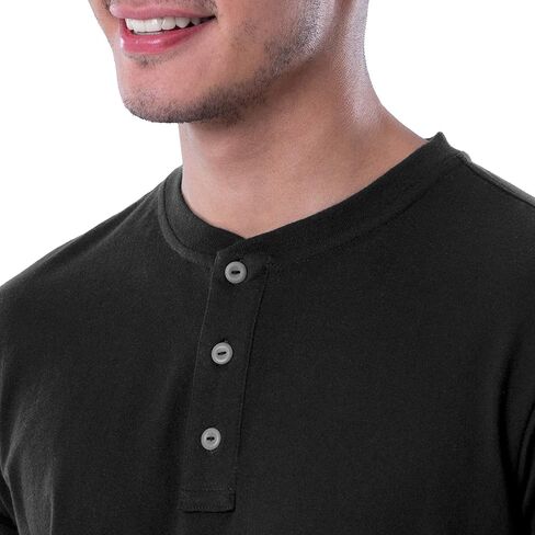 Lee Men's Short Sleeve Soft Washed Cotton Henley T-Shirt in Kuwait