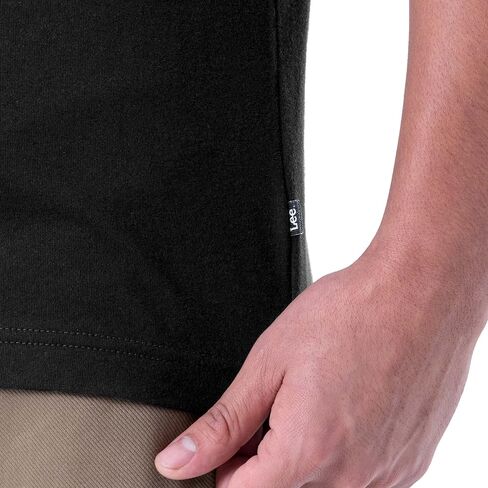 Lee Men's Short Sleeve Soft Washed Cotton Henley T-Shirt in Kuwait