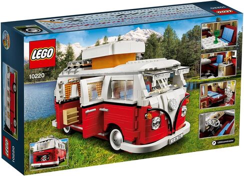 LEGO Creator Expert Volkswagen T1 Camper Van 10220 Construction Set (1334 Pieces) in Saudi Arabia