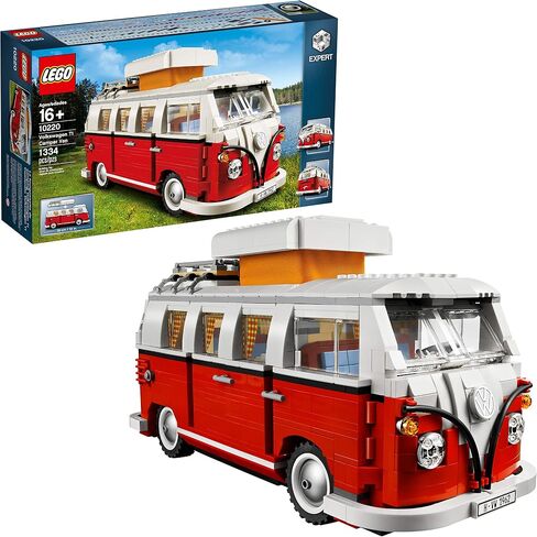 LEGO Creator Expert Volkswagen T1 Camper Van 10220 Construction Set (1334 Pieces) in Saudi Arabia