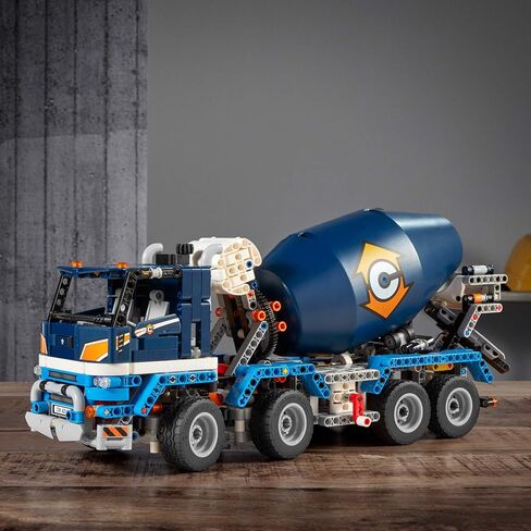 LEGO Technic Concrete Mixer Truck 42112 Building Kit, Kids Will Love Bringing The Construction Site to Life with This Cool Concrete Truck Toy Model Set (1,163 Pieces) in Saudi Arabia