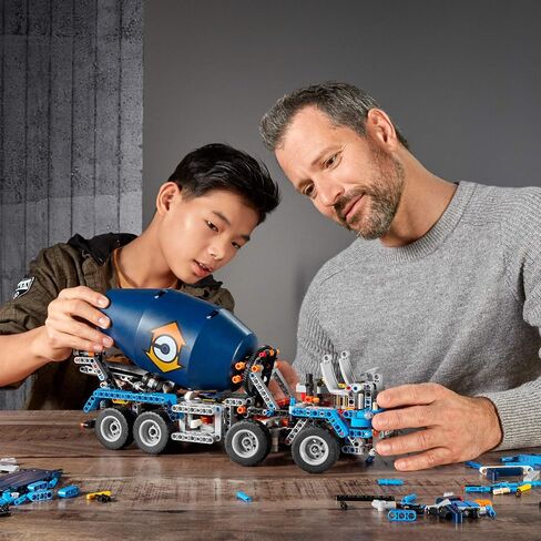 LEGO Technic Concrete Mixer Truck 42112 Building Kit, Kids Will Love Bringing The Construction Site to Life with This Cool Concrete Truck Toy Model Set (1,163 Pieces) in Saudi Arabia