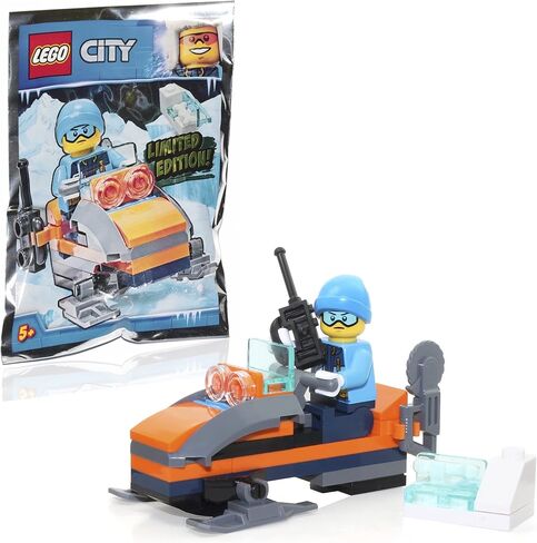 LEGO City Winter Holiday Minibuild - Arctic Explorer Minifigure with Snowmobile (40 Pieces) in Saudi Arabia