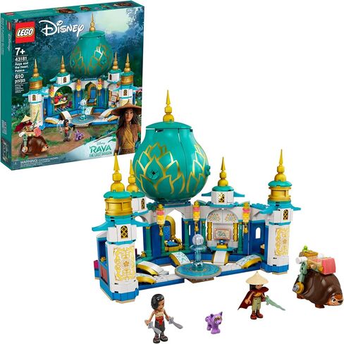 LEGO Disney Raya and The Heart Palace 43181 Imaginative Toy Building Kit; Makes a Unique Disney Gift for Kids Who Love Palaces and Adventures with Disney Characters, New 2021 (610 Pieces) in Saudi Arabia