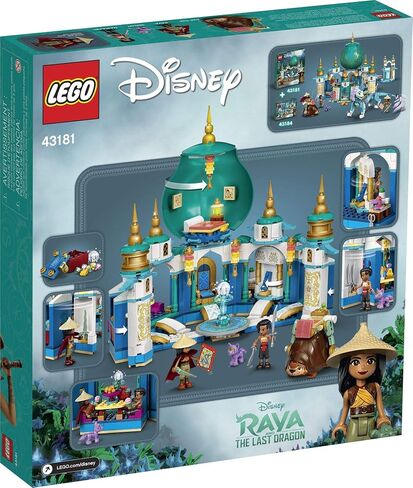 LEGO Disney Raya and The Heart Palace 43181 Imaginative Toy Building Kit; Makes a Unique Disney Gift for Kids Who Love Palaces and Adventures with Disney Characters, New 2021 (610 Pieces) in Saudi Arabia