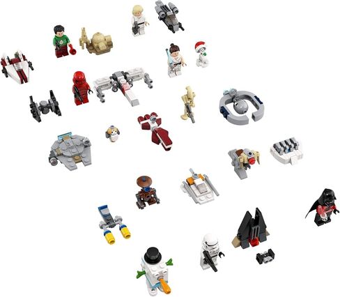 LEGO Star Wars 2020 Advent Calendar 75279 Building Kit for Kids, Fun Calendar with Star Wars Buildable Toys Plus Code to Unlock Character in Star Wars: The Skywalker Saga Game (311 Pieces) in Saudi Arabia