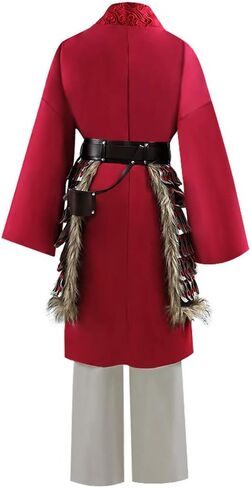 Xiao maomi Princess Mulan Cosplay Costume Dress Chinese Heroine for Women Halloween Outfit in Saudi Arabia