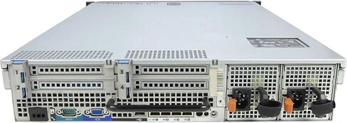High-End Virtualization Server 12-Core 128GB RAM 12TB RAID Dell PowerEdge R710 Bezel and Rails (Renewed) in Saudi Arabia