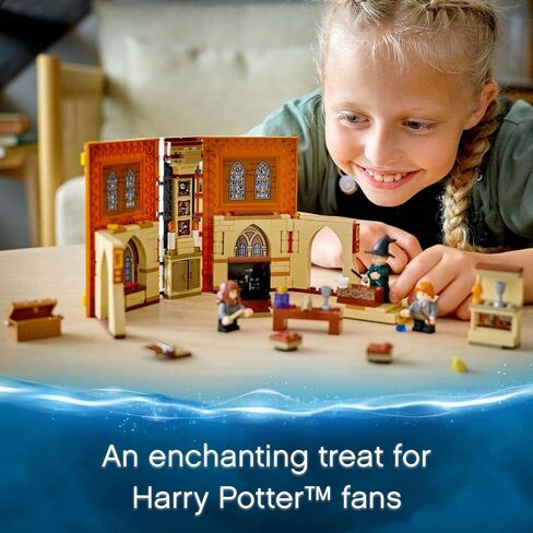 LEGO 76382 Harry Potter Hogwarts Moment: Transfiguration Class Building Set, Collectible Book Toy, Travel Case, Portable Playset in Saudi Arabia