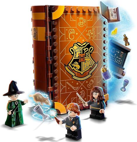 LEGO 76382 Harry Potter Hogwarts Moment: Transfiguration Class Building Set, Collectible Book Toy, Travel Case, Portable Playset in Saudi Arabia