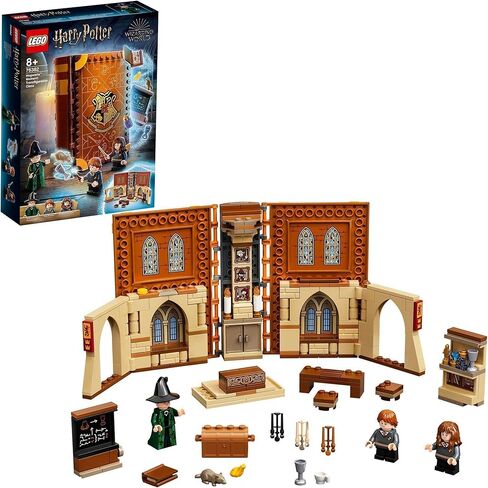 LEGO 76382 Harry Potter Hogwarts Moment: Transfiguration Class Building Set, Collectible Book Toy, Travel Case, Portable Playset in Saudi Arabia