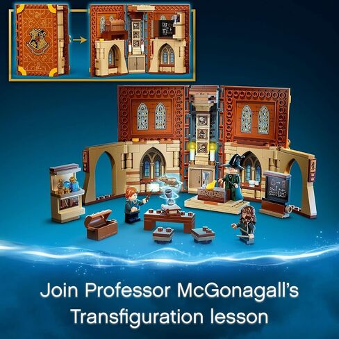 LEGO 76382 Harry Potter Hogwarts Moment: Transfiguration Class Building Set, Collectible Book Toy, Travel Case, Portable Playset in Saudi Arabia