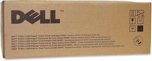 Dell Computer G909C Yellow Toner Cartridge 3130cn/3130cnd Laser Printers in Kuwait
