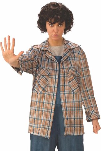 Rubie's Adult Stranger Things Season 2 Eleven Plaid Shirt in Saudi Arabia