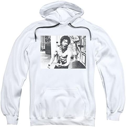 Bruce Lee Full of Fury Unisex Adult Pull-Over Hoodie for Men and Women in Saudi Arabia