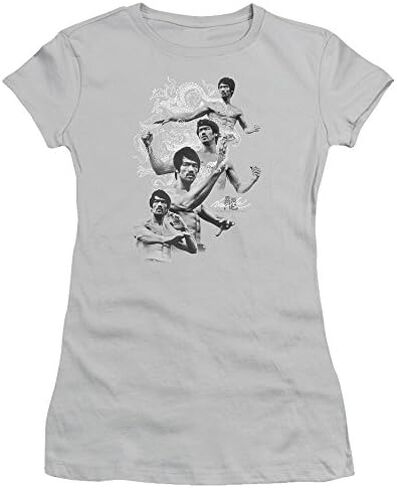 Trevco Bruce Lee in Motion Juniors' Sheer Fitted T Shirt in Saudi Arabia