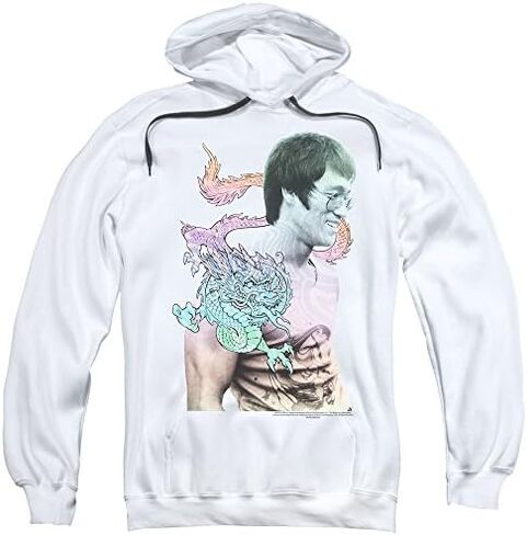 Bruce Lee A Little Bruce Unisex Adult Pull-Over Hoodie for Men and Women in Kuwait