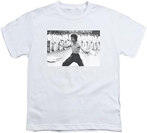 Bruce Lee Triumphant Unisex Youth T Shirt for Boys and Girls in Saudi Arabia