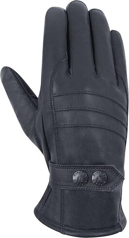 Riparo Winter Gloves for Men, Leather Winter Gloves for Cold Weather, Snow Gloves for Motorcycle Driving Hiking Outdoor in Saudi Arabia