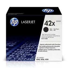 Original HP 42X Black High-yield Toner Cartridge | Works with HP LaserJet 4240, 4250, 4350 Series | Q5942X in Saudi Arabia