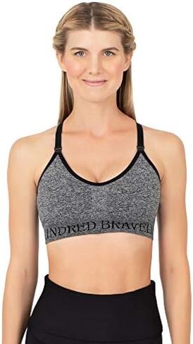 Kindred Bravely Sublime Low Impact Maternity Nursing Sports Bra, Racerback | Wireless & breathable pullover racerback with removable padding, clip-down nursing. Pregnancy to postpartum, wearable pumps in Saudi Arabia