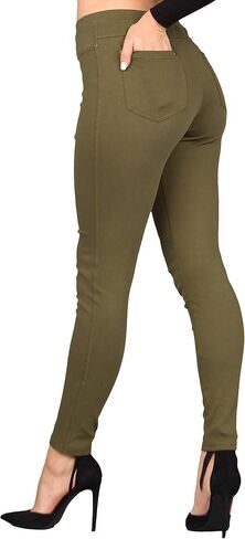 Lildy Women's Denim Jeggings, Stretchable Cotton Blend in Kuwait