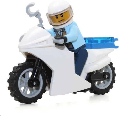 LEGO City Minifigure: Police - Motorcycle Police Officer (with Handcuffs) 60141 in Saudi Arabia