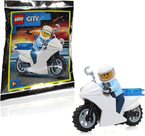 LEGO City Minifigure: Police - Motorcycle Police Officer (with Handcuffs) 60141 in Saudi Arabia