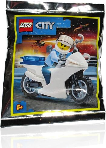 LEGO City Minifigure: Police - Motorcycle Police Officer (with Handcuffs) 60141 in Saudi Arabia