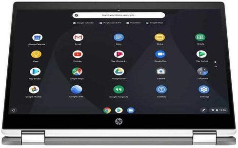 HP Chromebook x360 14b-ca0023dx شاشة لمس 14 بوصة 1366 × 768 Intel Pentium Silver N5000 1.1 جيجا هرتز 4 جيجا بايت رام 64 جيجا بايت eMMC ChromeOS (متجدد) in Saudi Arabia